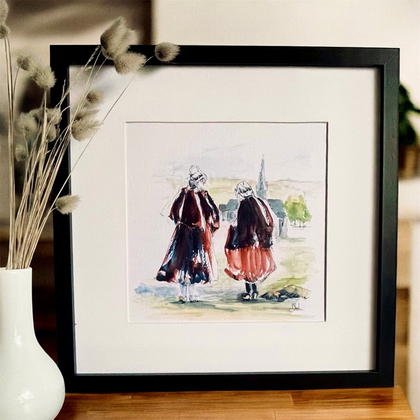 DEUX BRETONNES SUR LA DUNE